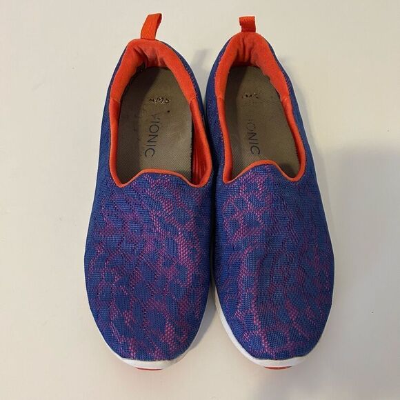Vionic 331 Hydra Mesh Slip-Ons Purple & Orange, Women's 10 comfortable travel - Picture 5 of 11